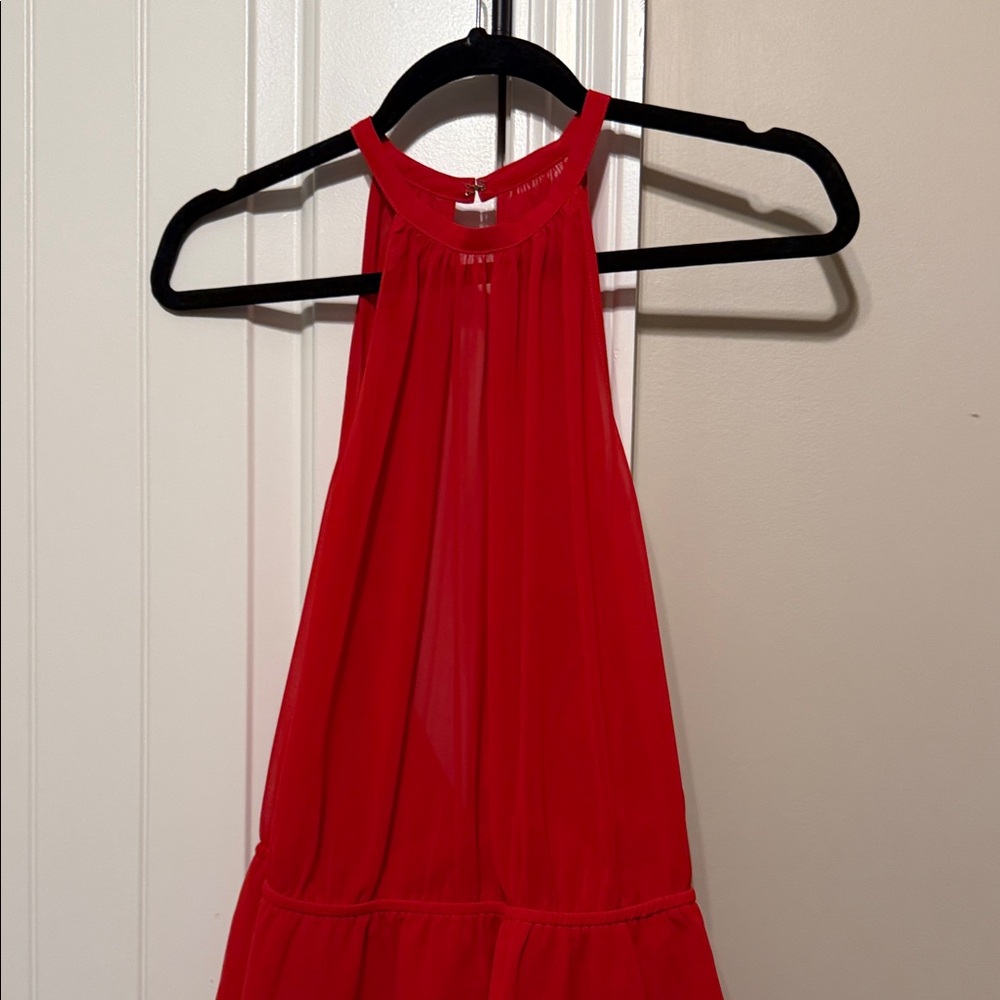 Red Halter Top - Picture 4 of 6